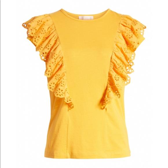 Rachel Parcell Ruffle Tee - Picture 3 of 7
